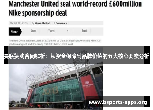 曼联赞助合同解析:从资金保障到品牌价值的五大核心要素分析 曼联赞助合同解析:从资金保障到品牌价值的五大核心要素分析